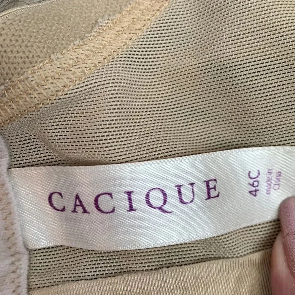 Lane Bryant Cacique Lined Satin No-Wire Bra